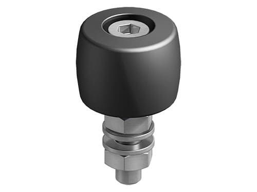 Комплект Алютех для откатных ворот шиной 6 м, стальные опоры до 450 кг. от 5 шт.